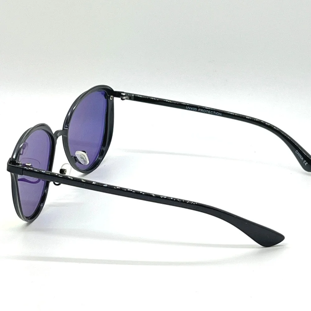 Cat Eye Sunglasses Women‎ UV400 Protection Mirrored Lens Fashion Shades Luxury